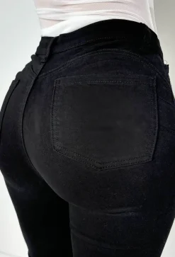 Amelie Black Stretch Push Up Skinny Jeans