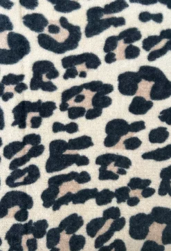 Fierce & Cosy Beige Leopard Print Scarf