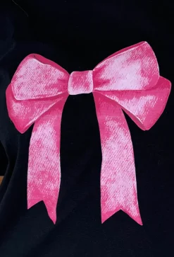 Livy Black Blush Bow T-Shirt